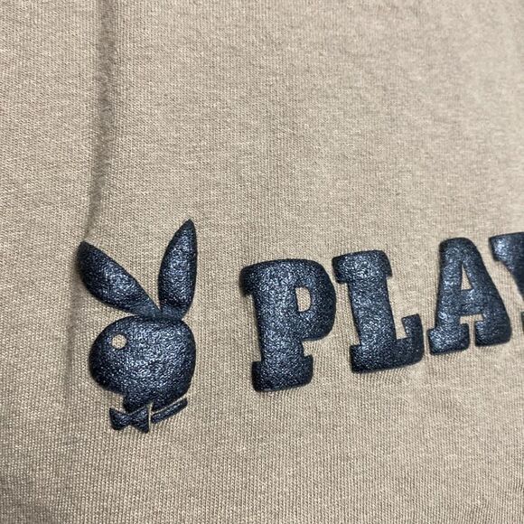 PLAYBOY Cutoff Basic Short Sleeve Tee Shirt - Picture 4 of 8